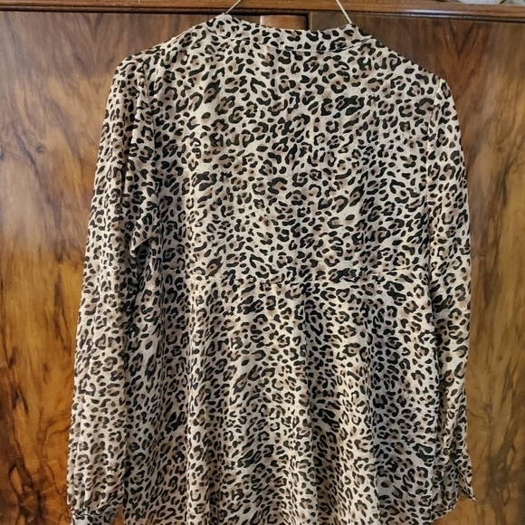 Freebird leopard print blouse - Picture 3 of 5